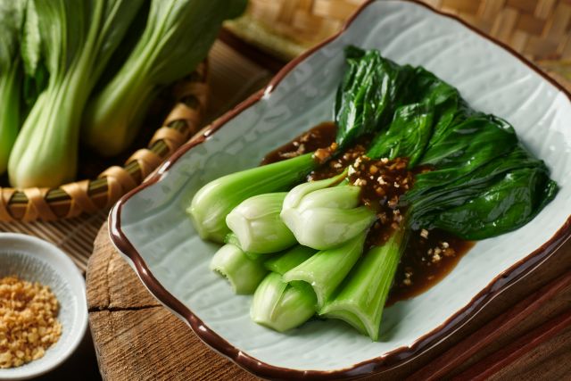 Steamed Bok Choy